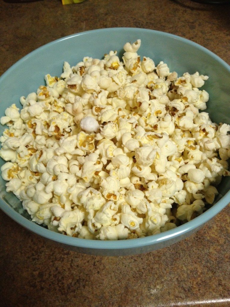 Easy popcorn to snack on for the week