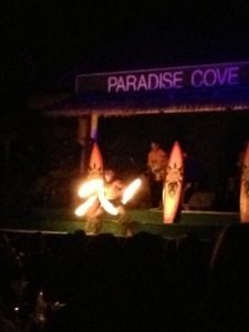 Dancers at the luau