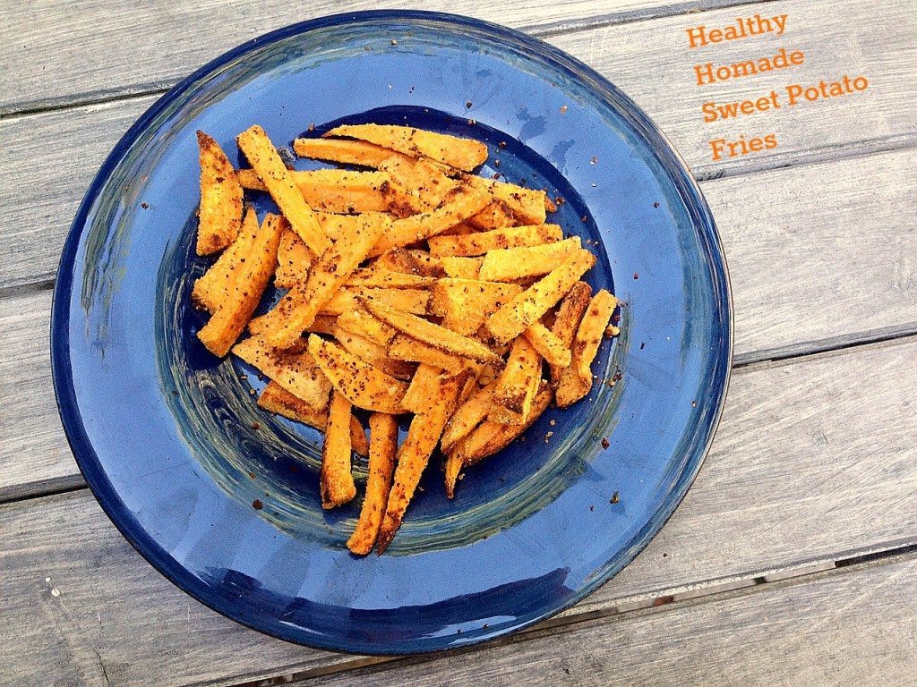 healthy homemade sweet potato fries