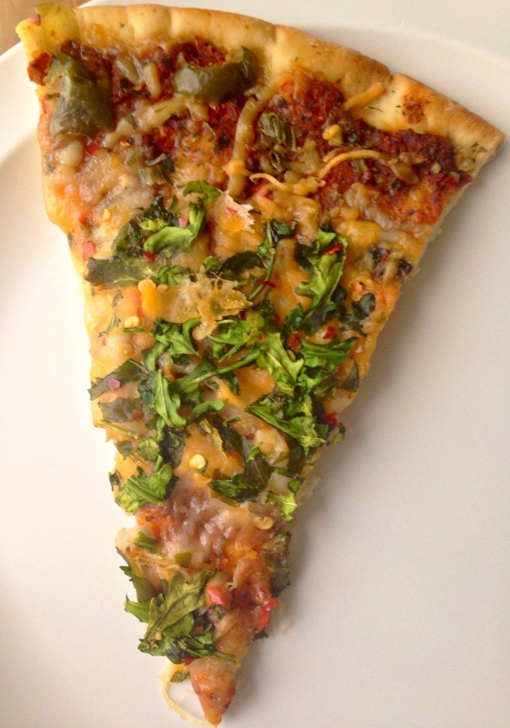 pizza with arugula