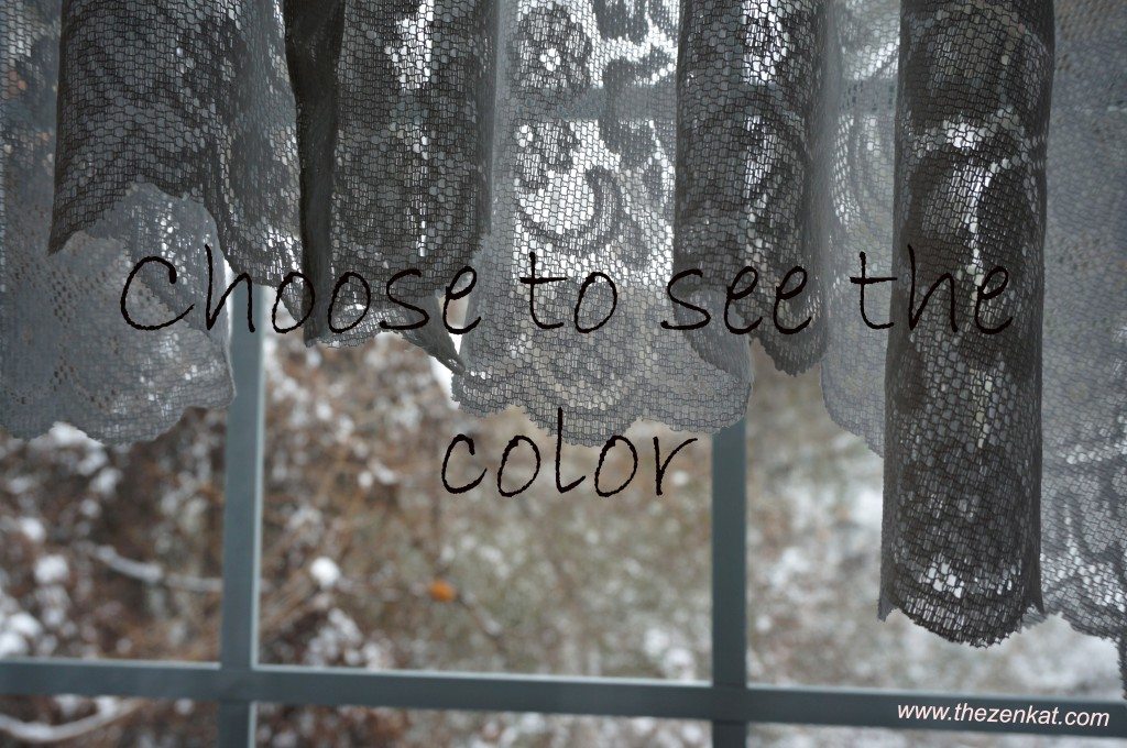 choose to see the color