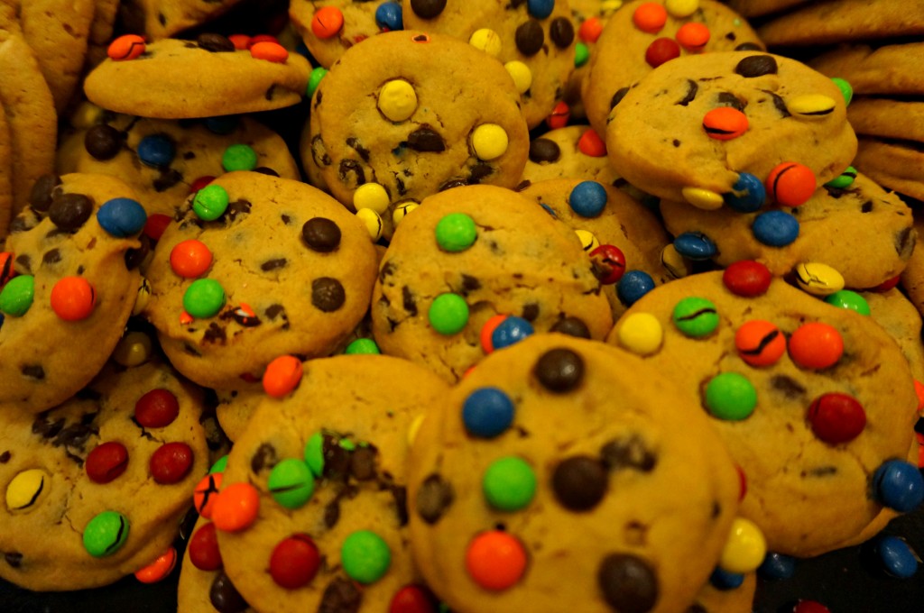 delicious candy cookies
